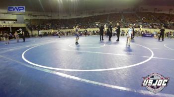 64 lbs Consi Of 8 #1 - Ryzen Johns, Collinsville Cardinal Youth Wrestling vs Slade Stone, Piedmont