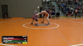 147 lbs Round 1 - Jacob Handy, Grissom Hs vs Lucas Johnson, Huntsville