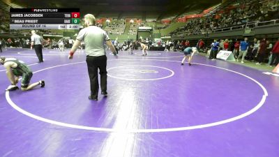 159 lbs Round Of 16 - Beau Priest, Bakersfield vs James Jacobsen, Tehachapi