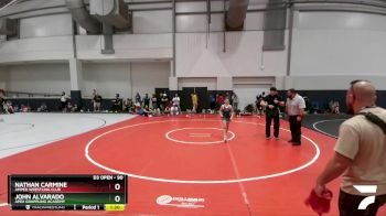 90 lbs Quarterfinal - Nathan Carmine, Amped Wrestling Club vs John Alvarado, Apex Grappling Academy