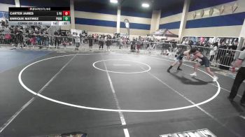 109 lbs Consi Of 32 #2 - Carter James, 5 Points vs Enrique Matinez, Pounders WC