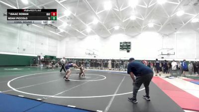 138 lbs Cons. Round 1 - Isaac Roman, Mayfair vs Noah Piccolo, Trabuco Hills