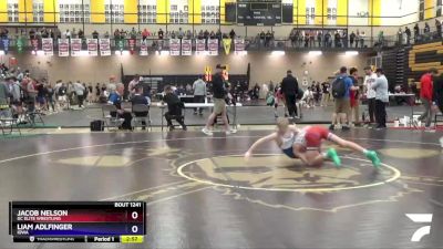 100 lbs Round 3 - Jacob Nelson, DC Elite Wrestling vs Liam Adlfinger, Iowa