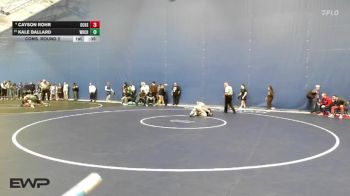 138 lbs Cons. Round 2 - Kale Ballard, Wichita-Haysville Campus HS vs Cayson Rohr, Dodge City