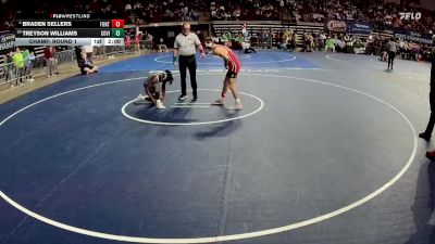 D 1 120 lbs Champ. Round 1 - Treyson Williams, Covington vs Braden Sellers, Fontainebleau