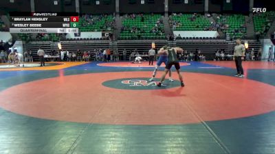 1A-4A 157 Quarterfinal - Braylan Hensley, Wilson vs Wesley Beebe, White Plains