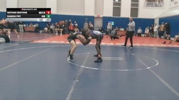 120 lbs Cons. Round 3 - Nathan Matthis, Mount St Joes vs Eamon Fry, Rumson-Fair Haven Regional