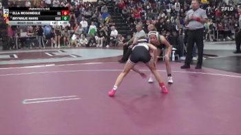 100 lbs Cons. Round 3 - Brynnlie Havig, Osage vs Ella McGonegle, Iowa City Liberty