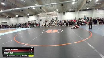 165 lbs Cons. Round 4 - Tyler Muir, Erie vs Carter Henman, Castle View