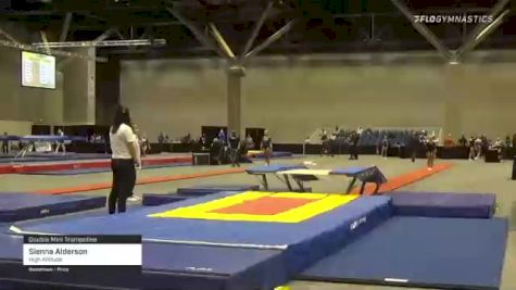 Sienna Alderson - Double Mini Trampoline, High Altitude - 2021 USA Gymnastics Championships