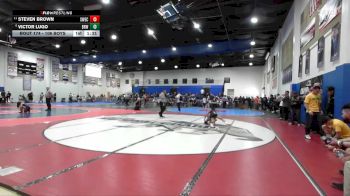 106 Boys Champ. Round 2 - Steven Brown, Southwest (EC) vs Victor Lugo, Brawley