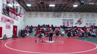 190 lbs Cons. Round 4 - Jordan Lewis, Fruitland vs Yulianna Petrich, Mountain Home