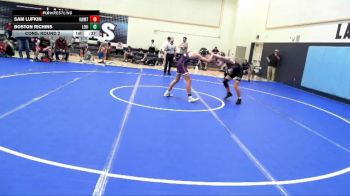 132 lbs Cons. Round 2 - Boston Richins, Lehi vs Sam Lufkin, Viewmont