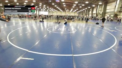 84 lbs Round 1 (9am Saturday) - Nathan Patterson, VA. Patriots vs Connor Clark, Nauman Red