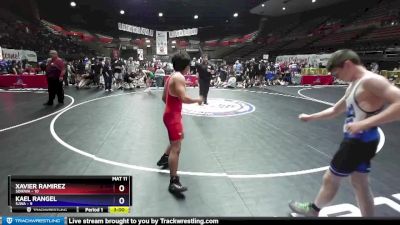 130 lbs Cross Bracket (8 Team) - Xavier Ramirez, SDIKWA vs Kael Rangel, SJWA