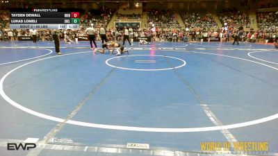 80 lbs Round Of 64 - Tayden DeWall, Ironhawk Wrestling Academy vs Lukas Lomeli, Shelton Wrestling Academy