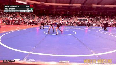 82 lbs Round Of 32 - Sadie Yang-Elson, Summit Wrestling Academy vs Aria Bushaw, Carolina Reapers