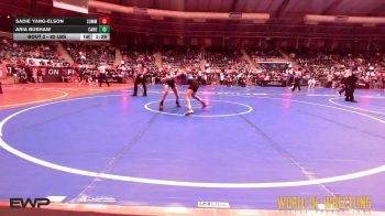 82 lbs Round Of 32 - Sadie Yang-Elson, Summit Wrestling Academy vs Aria Bushaw, Carolina Reapers
