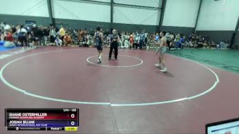 125 lbs Quarterfinal - Shane Ostermiller, Pioneer Grappling Academy vs Josiah Bujak, Askeo International Mat Club