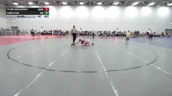 80 lbs Rr Rnd 1 - Tyler Ribchinsky, Mat Assassins Black - EL vs Liam Hyde, Region Wrestling Academy - EL