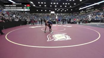 115 lbs Champ. Round 1 - Ashley Montejo Chaver, Kansas City - Sumner Academy HS vs Avery Villines, Topeka-Seaman Hs