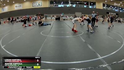 110 lbs Round 2 (6 Team) - Logan Hartzell, Warhawks Wrestling vs Hunter Kapitula, Mat Assassins Red