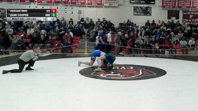 190 lbs 3rd Place - Keegan Reid, Otter Valley vs Zane Cooper, Randolph
