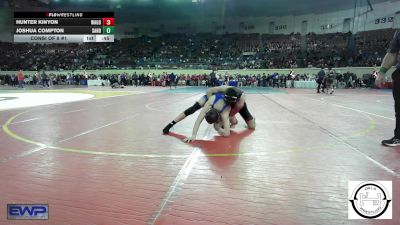 143 lbs Consi Of 8 #1 - Hunter Kinyon, Wagoner vs Joshua Compton, Sand Springs Jr High