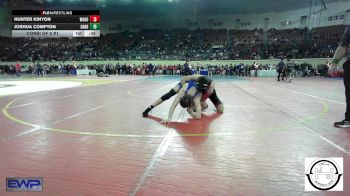 143 lbs Consi Of 8 #1 - Hunter Kinyon, Wagoner vs Joshua Compton, Sand Springs Jr High