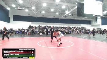 106 lbs Champ. Round 1 - Ian Rodriguez-Romeo, Threshold vs Patrick Krajeski, Santa Fe