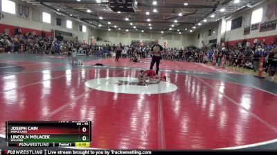 55 lbs Round 2 - Joseph Cain, Maple Lake vs Lincoln Molacek, Willmar