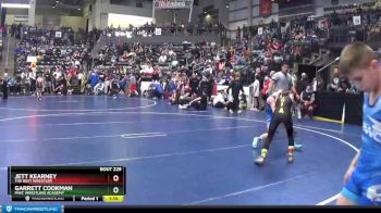 80 lbs Quarterfinal - Garrett Cookman, MWC Wrestling Academy vs Jett Kearney, The Best Wrestler