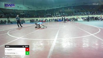 92 lbs Consolation - Parker Ingram, Cleveland Public Schools vs Benjamin Armstrong, Collinsville Cardinals