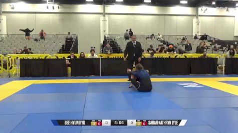 Sarah Kathryn Lyle vs Bee Hyun Ryu 2024 World IBJJF Jiu-Jitsu No-Gi Championship