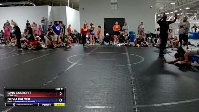 126 lbs Finals (8 Team) - Gina Cassioppi, POWA vs Olivia Palmer, Misfits Smashing Pumpkins