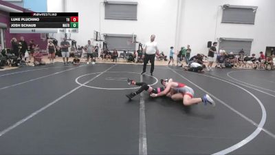92 lbs Round 3 - Luke Pluchino, Taylor Hammers vs Josh Schaub, Mat Assassins Red