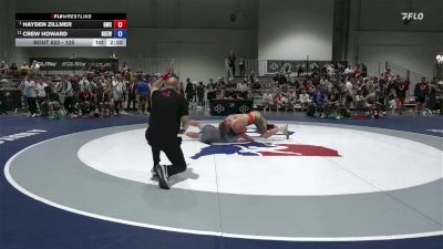 125 lbs Cons. Round 4 - Hayden Zillmer, Gopher Wrestling Club vs Crew Howard, Nebraska Golden Eagles Wrestling Club