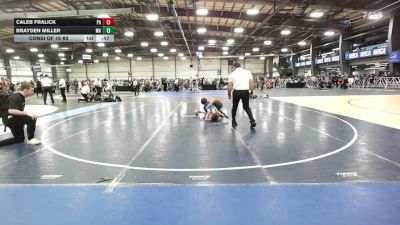 85 lbs Consi Of 16 #2 - Caleb Fralick, PA vs Brayden Miller, MA