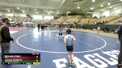 65 lbs Cons. Round 3 - Thomas Sudduth, Wave Wrestling Club vs Neyland Street, TNWA