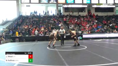 285 lbs Semifinal - Jordan Wood, Lehigh vs Ben Sullivan, Army