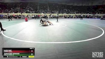 155 lbs Cons. Semi - Alex Ray, Edmond North vs Sophanie Donaho, Broken Arrow Hs