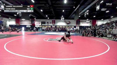 126 lbs Semifinal - David Golz, Trabuco Hills vs Gabriel Valladares, Heritage