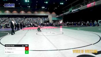 120 lbs Quarterfinal - Alijah Macias, BULLDOG WRESTLING CLUB vs Brody Olsen, Syracuse Wrestling Club (Utah)