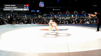 95 lbs Semis - Sophia Valdez, Colorado vs Brooklyn Henry, Pennsylvania