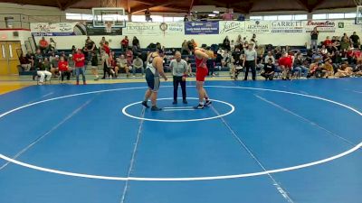285 lbs Round 1 (3 Team) - Eugene Herran, Ironwood Ridge High School vs Boden Eustis, Empire High School
