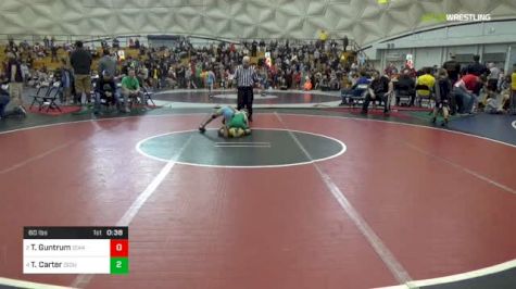 60 lbs Consolation - Talea Guntrum, (Oak Glen) vs Trey Carter, (South Fayette)