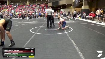 165 lbs Cons. Round 2 - Oliver Matthews, Armstrong County Wrestling Aca vs Ja`Quan Abrams, Salina Wrestling Club