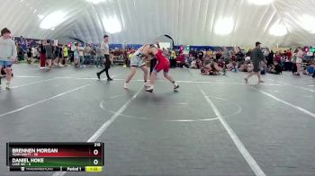 215 lbs Round 1 (8 Team) - Brennen Morgan, Team Shutt vs Daniel Hoke, Lake WC