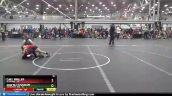 76 lbs Round 1 (4 Team) - Cael Muller, Red Hawk vs Sawyer Noonan, Warhawks Red