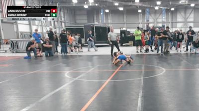 74 lbs Cons. Rd Of 16 - Lucas Graisy, NorthEast 509 Wrestling Club vs Zake Moore, Buzzsaw Wrestling Club